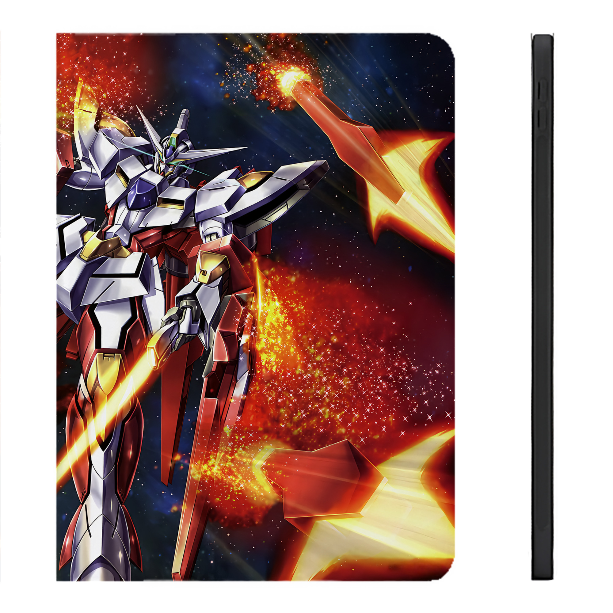 （画像用） 機動戦士ガンダム Mobile Suit Gundam IPadケース ペンホルダー付き ブックスタイルデザイン